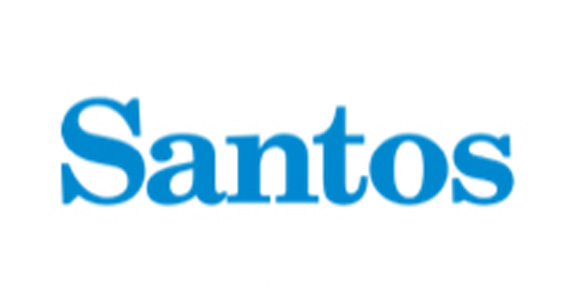 Santos' company logo.